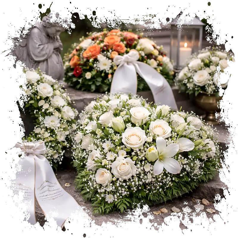 Sträusse, Kränze & Abschiedsgrüße Sträusse, Kränze & Abschiedsgrüße